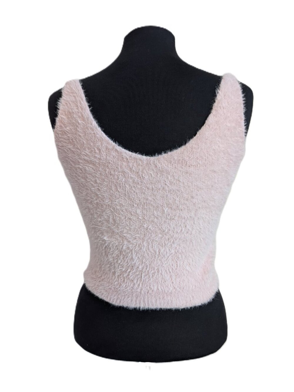 La Vie en Rose Fuzzy Eyelash Knit Crop Tank | Medium - Picture 5 of 10